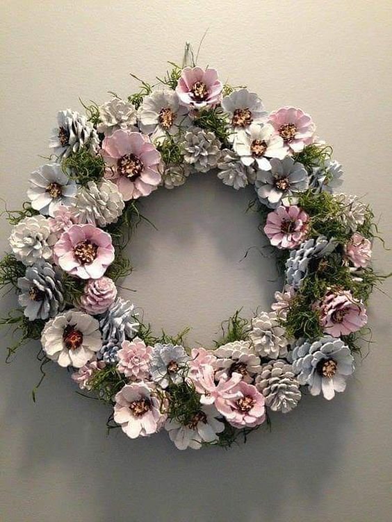 Pine Cone Wreath