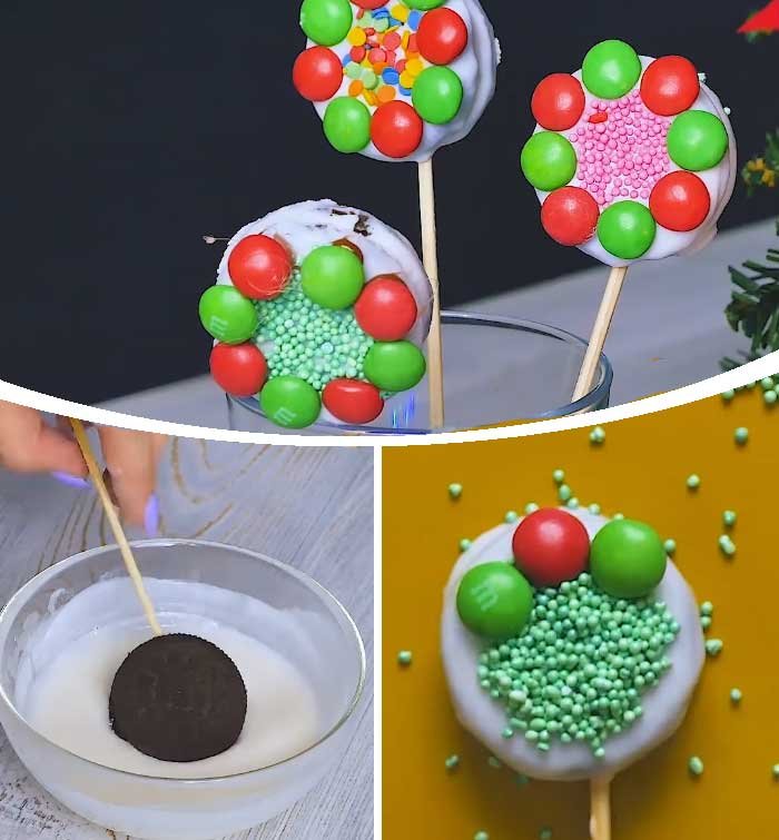 Christmas Wreath Pops