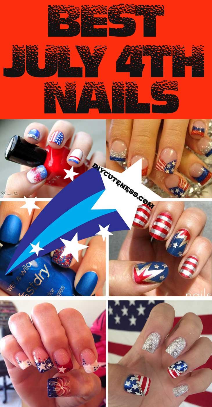 Easy Diy 4th of July Nails for Kids - DIY Sweetheart