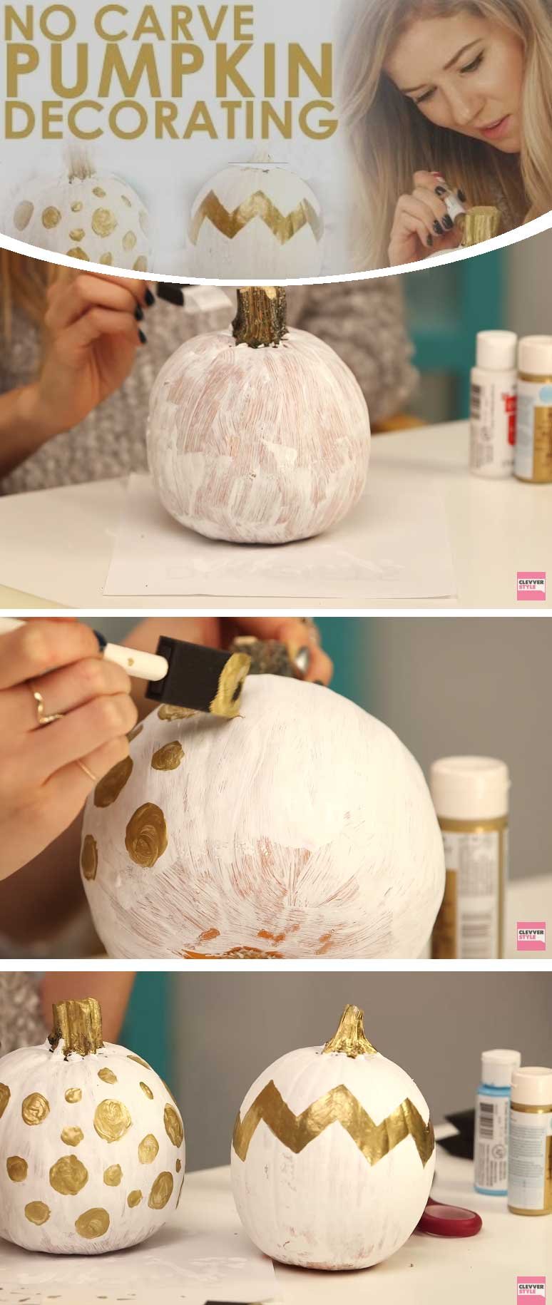 No Carve Pumpkin Decorations