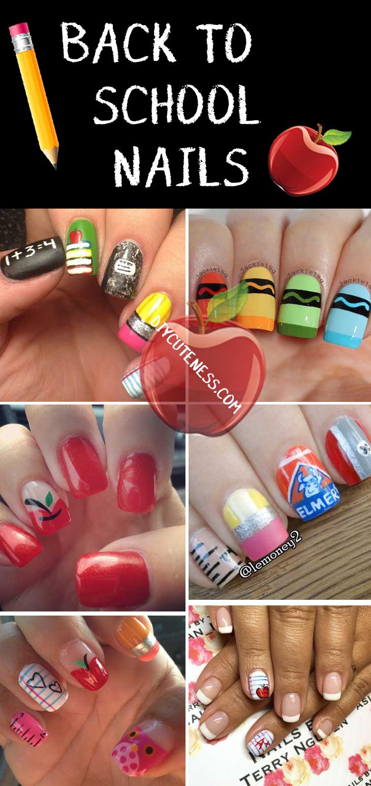 Diy Back to School Nail Art for Teens