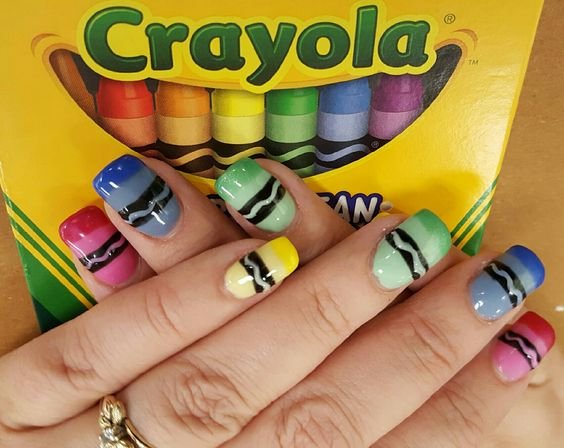 Crayola Nail Art