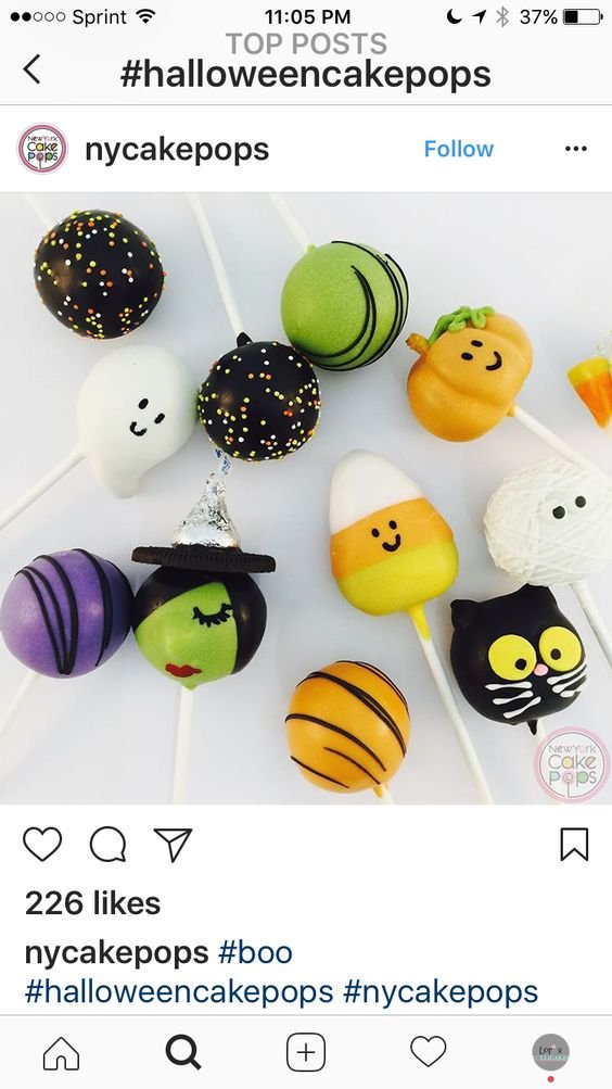 Halloween Cake Pops