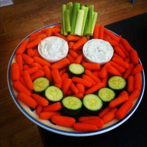 Pumpkin Vegetable Platter