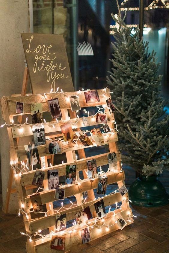 Pallet Photo Board