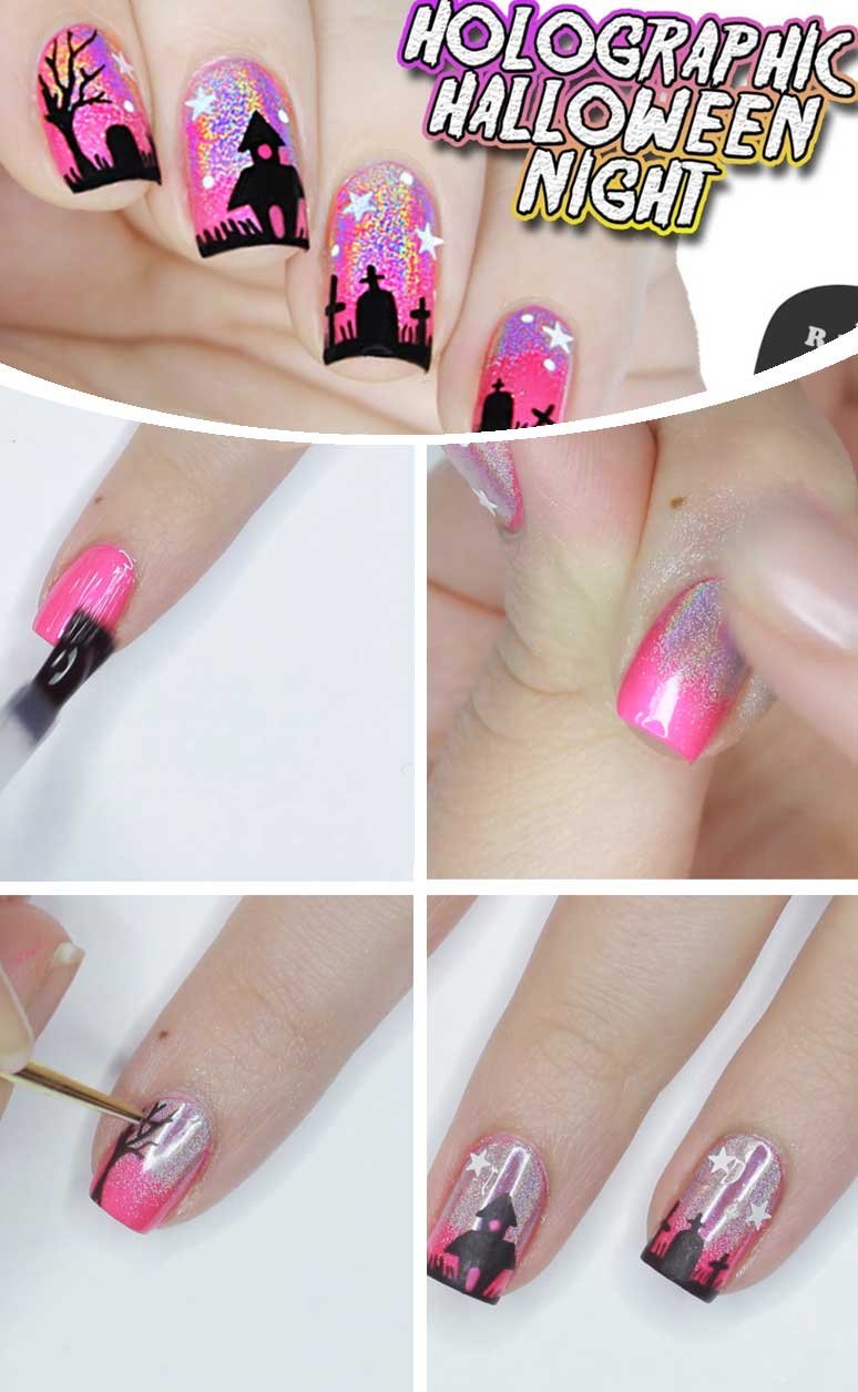 Diy Halloween Nail Designs Diy Sweetheart