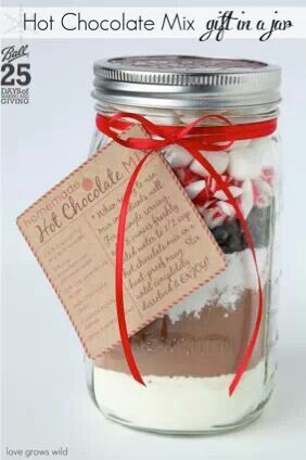  Hot Chocolate in a Jar