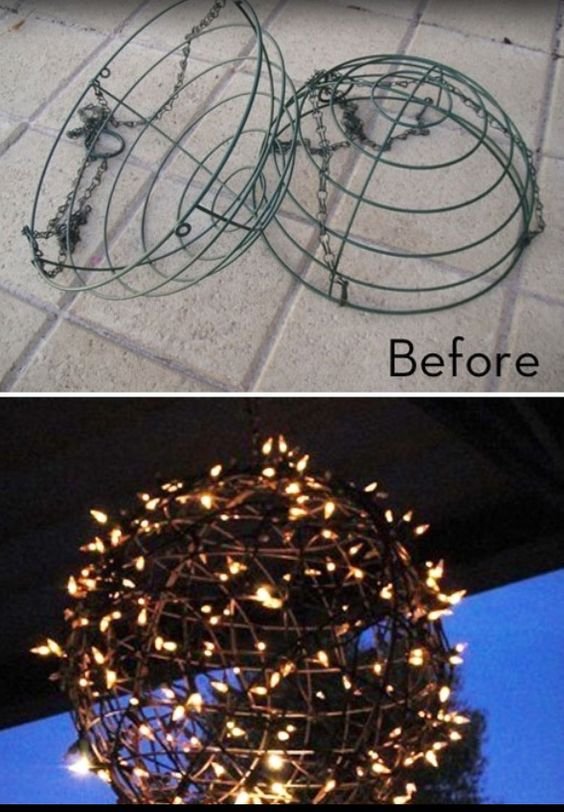 Outdoor Christmas Chandelier