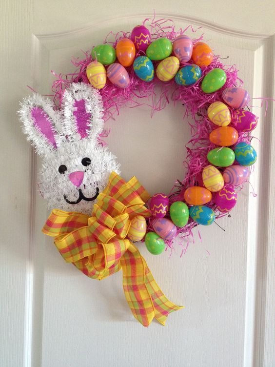 Dollar Tree Easter Wreath