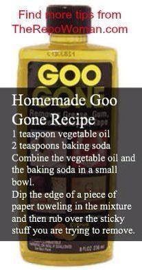 Goo Gone Recipe