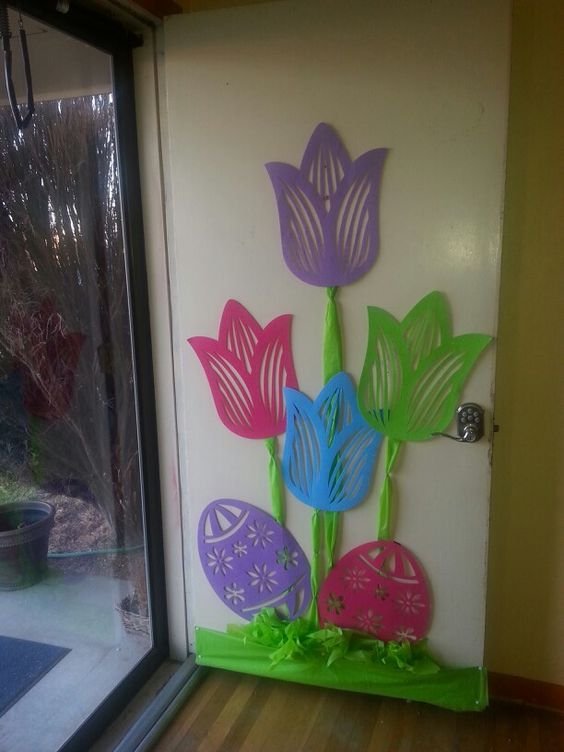 Tulip Door Decor