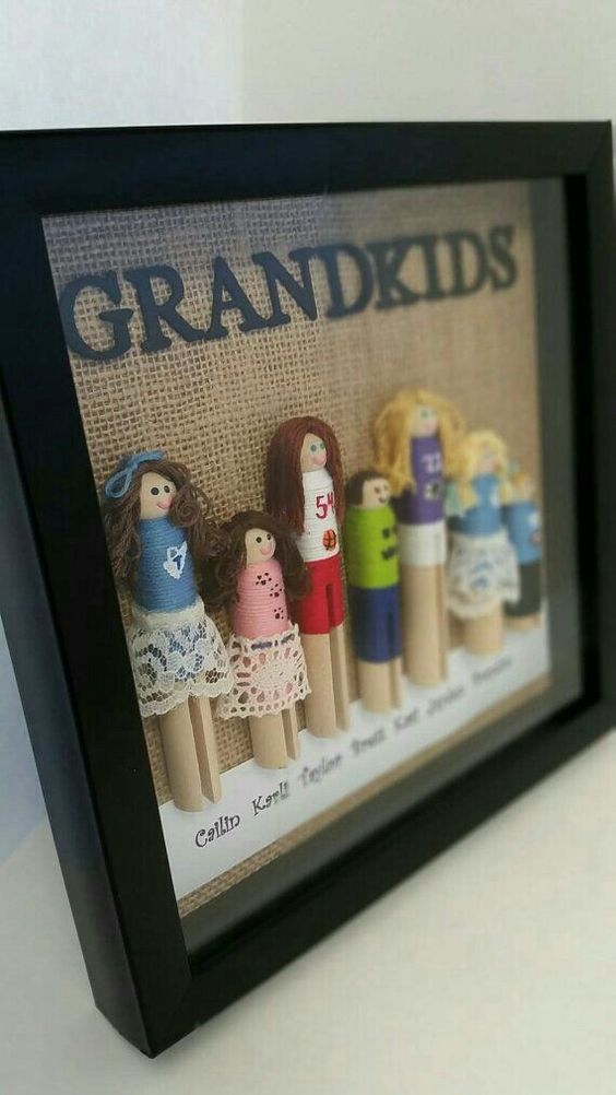 Grandkids Peg Dolls