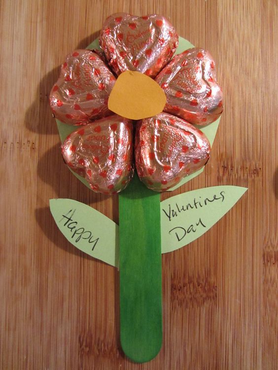 Valentines Day Flower Treat #valentines