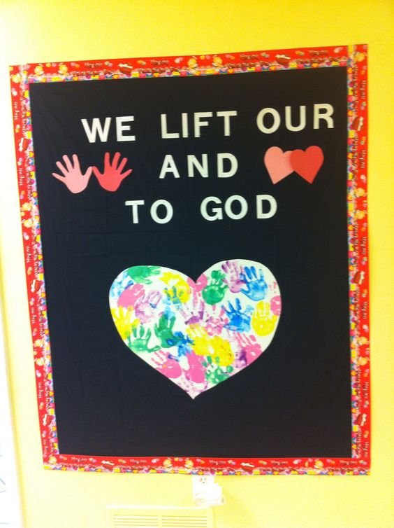 Valentines bulletin board #bulletinboards