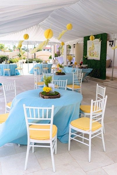 Yellow & Blue Decor