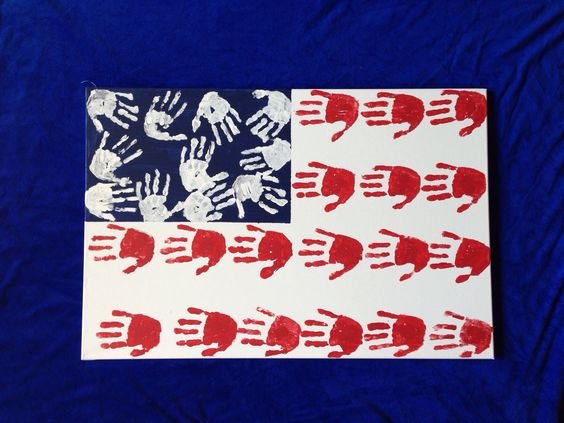 Handprint Flag