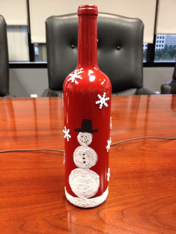 Snowman Bottle