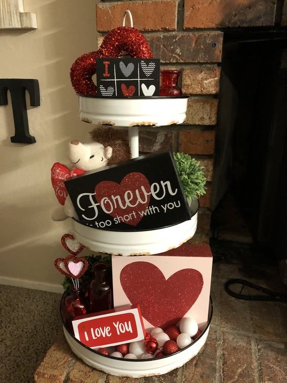 Valentines 3 Tier Tray