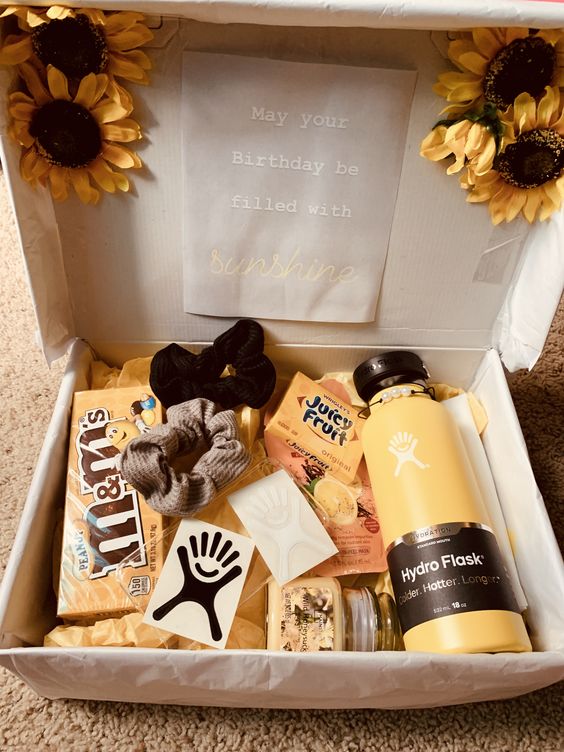 Birthday Gift Baskets - sunshine box