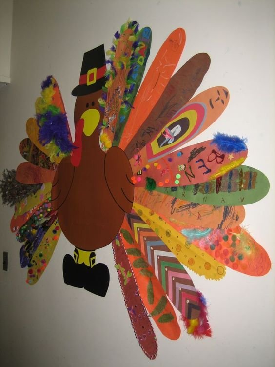 Thanksgiving Crafts for Kids to Make - Turkey Feathers