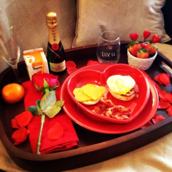 Breakfast in bed #valentines