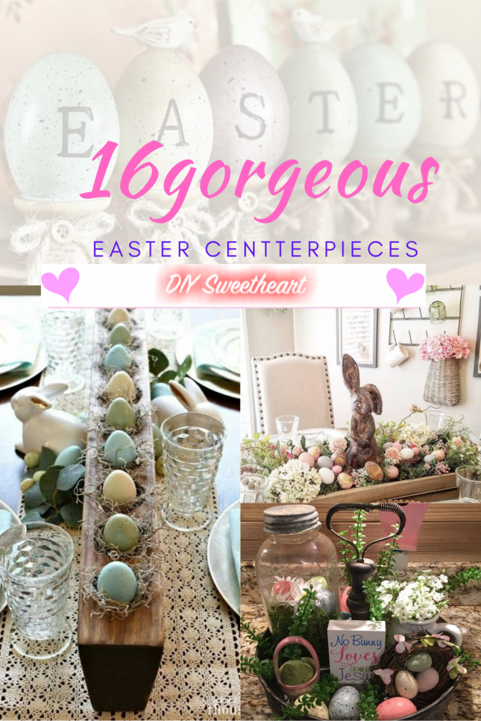 Easy Easter Centerpiece Ideas for Tables - Sweetheart