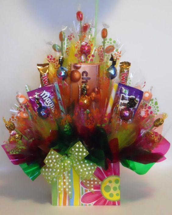 Mothers Day Candy Bouquet Ideas DIY Sweetheart