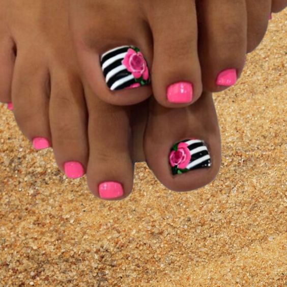 Best Summer Toe Nail Designs, via WordPress bit.ly/2IGrYzJ