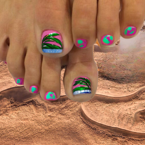 Best Summer Toe Nail Designs, via WordPress bit.ly/2IGrYzJ